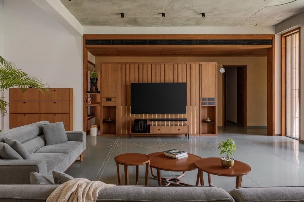 Modern Slat Wall Living